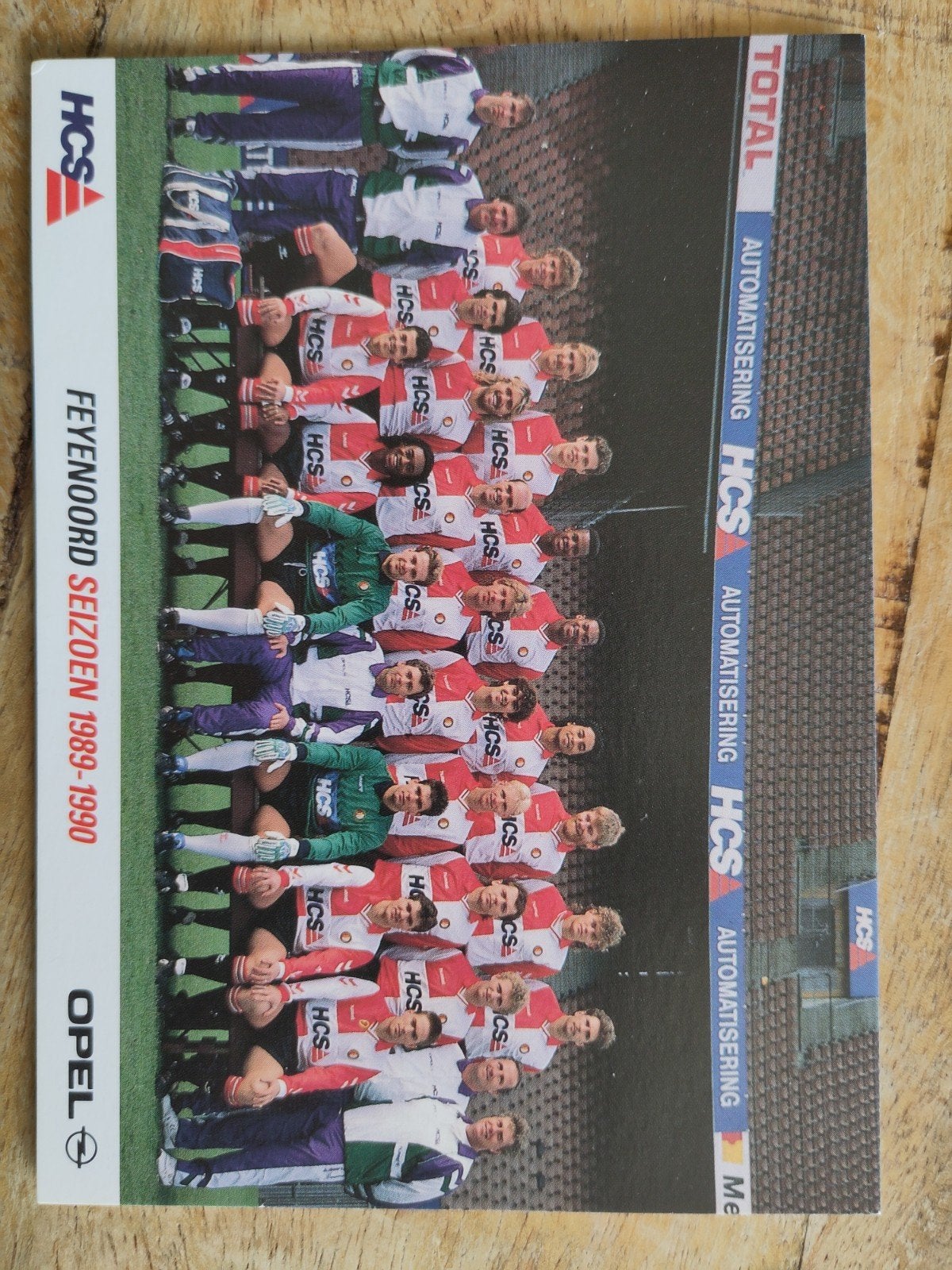 Feyenoord Seizoen 1989-1990 en 1990-1991 Teamfoto's, Ophalen of Verzenden, Feyenoord