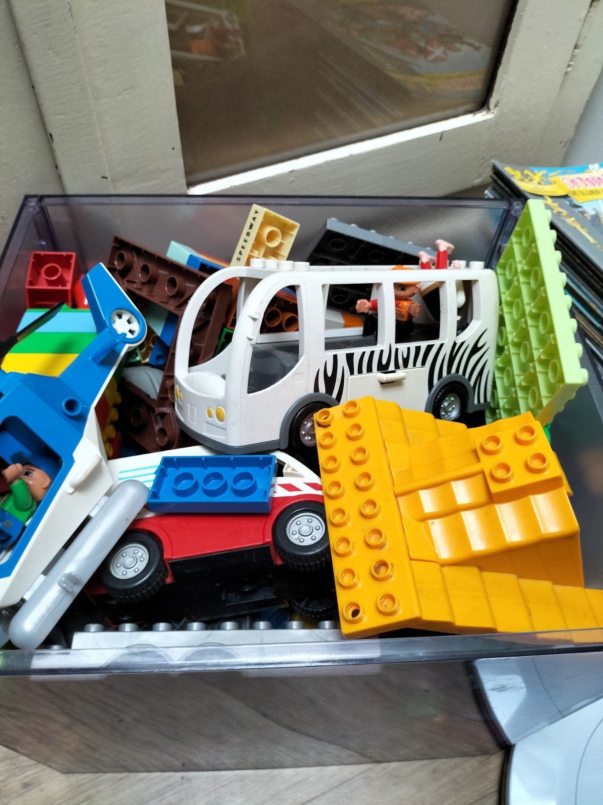 duplo blokken met bouwplaat, Kinderen en Baby's, Speelgoed | Bouwstenen, Ophalen, Gebruikt