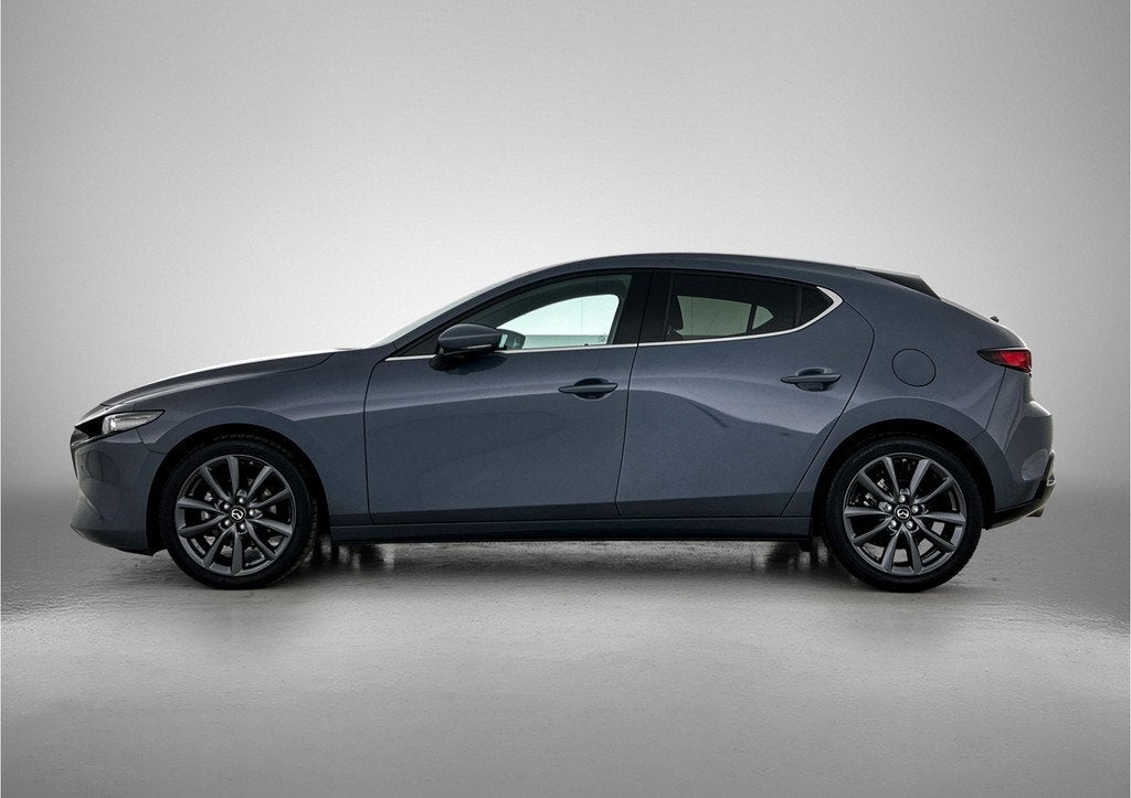 Mazda 3 2.5 e-SkyActiv-G M Hybrid 140 Centre-line | Stuur en, Auto's, Mazda, Voorwielaandrijving, 12 maanden, Stof, Gebruikt