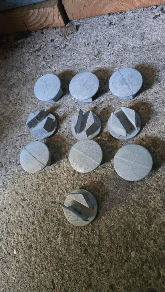 Metalen afdekdop doppen dop steigerbuis 48,3 m., Ophalen of Verzenden, Overige materialen, Minder dan 2 meter, Overige typen