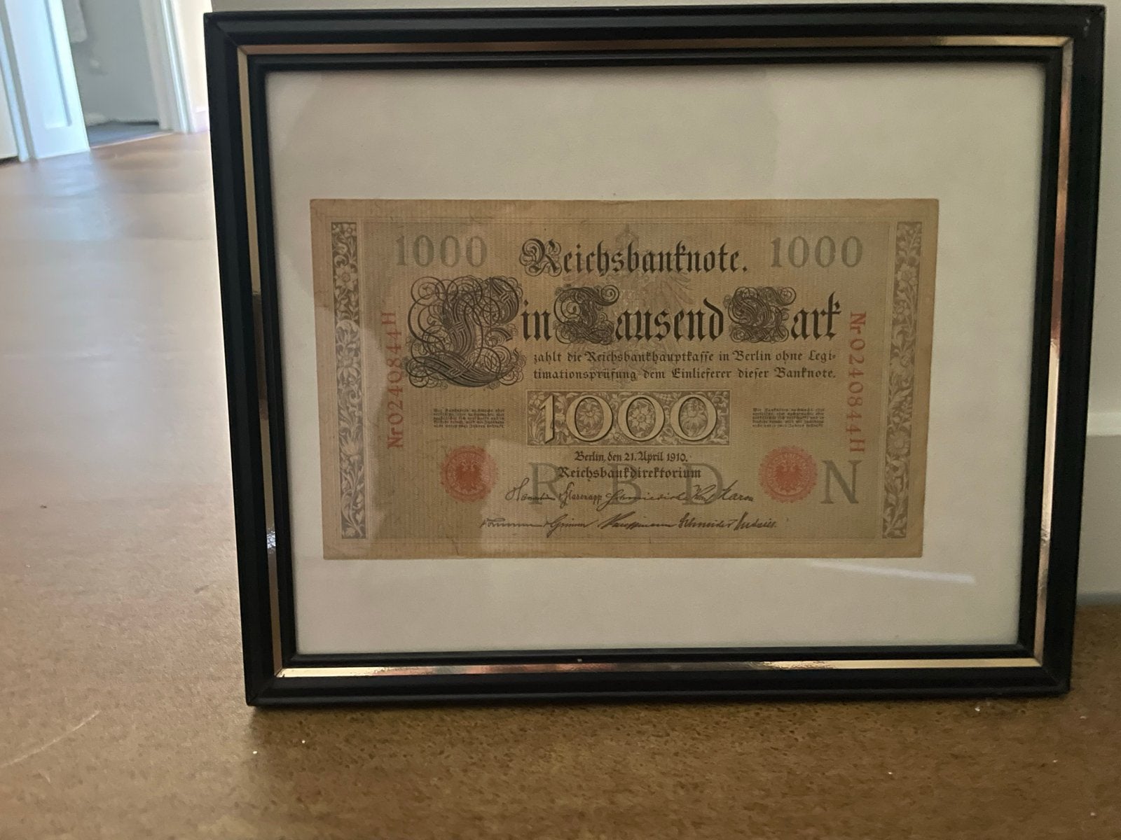 Reichsbanknote 1000 Mark (1910) - Duitsland, Ophalen of Verzenden, Duitsland, Los biljet