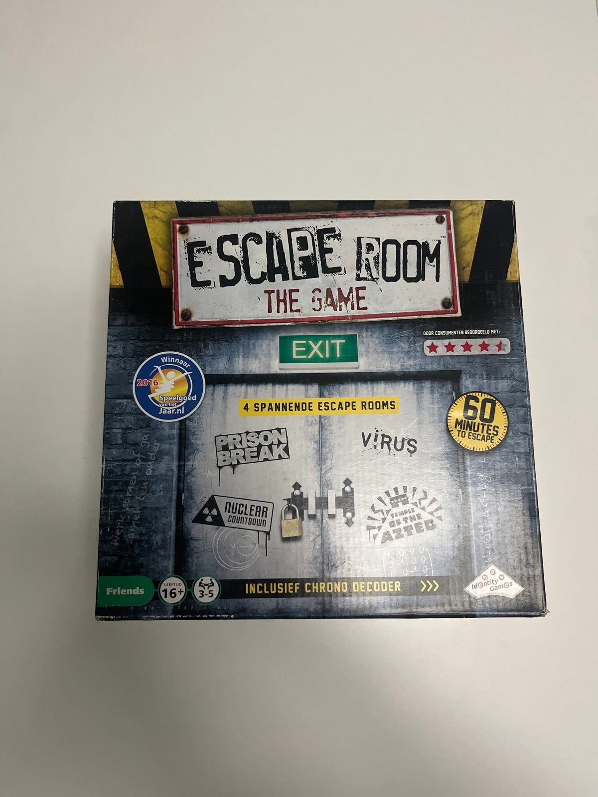 Escape Room The Game - 4 spannende avonturen, Drie of vier spelers, Ophalen of Verzenden, Gebruikt