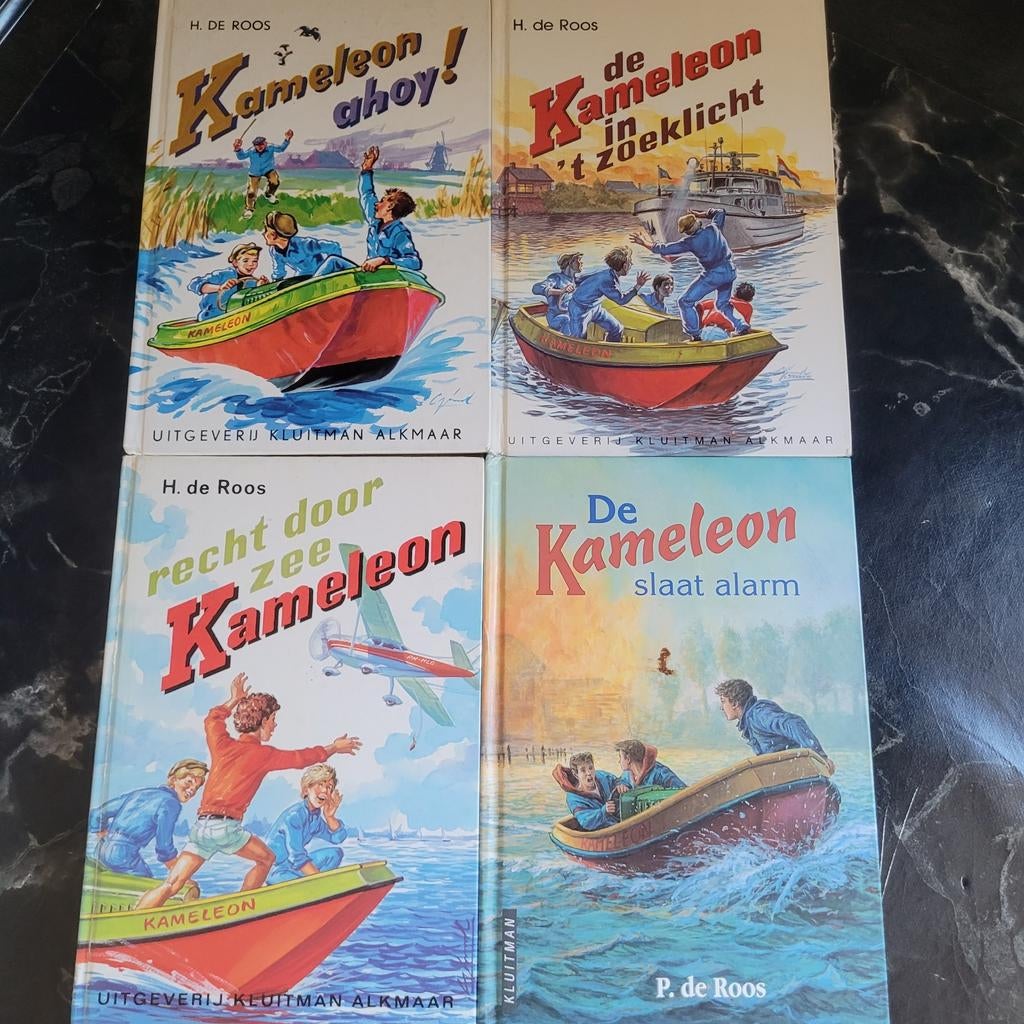 De Kameleon boeken - 4 delen, Ophalen of Verzenden, Gelezen, H. de Roos, P. de Roos, Fictie algemeen