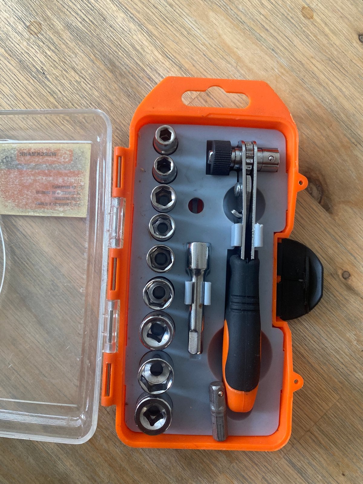 ratchet en socket set x12, Ophalen of Verzenden, Zo goed als nieuw