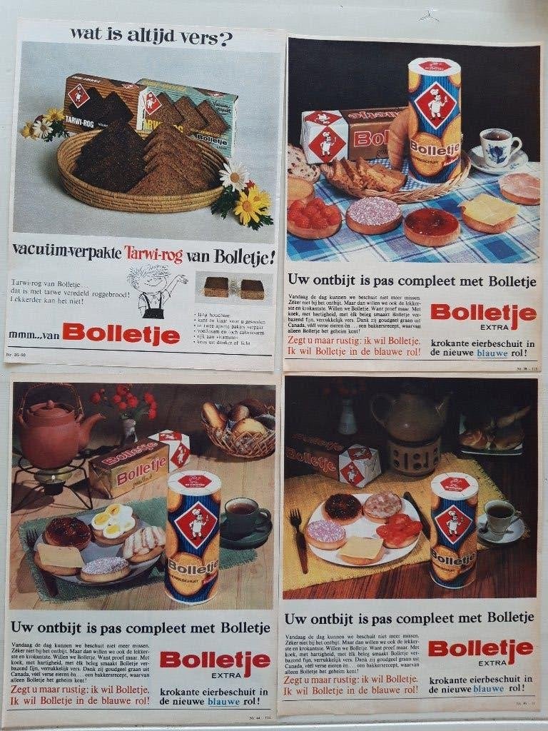 28 blz. reclame Bolletje, jaren 60 en 70, Verzamelen, Merken en Reclamevoorwerpen, Verzenden, Gebruikt, Overige typen