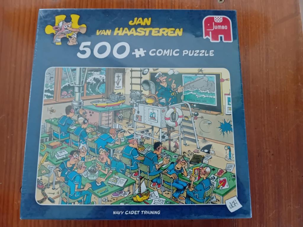 Jan van Haasteren puzzel, navy cadet training, nieuw!, Ophalen of Verzenden, 500 t/m 1500 stukjes, Nieuw