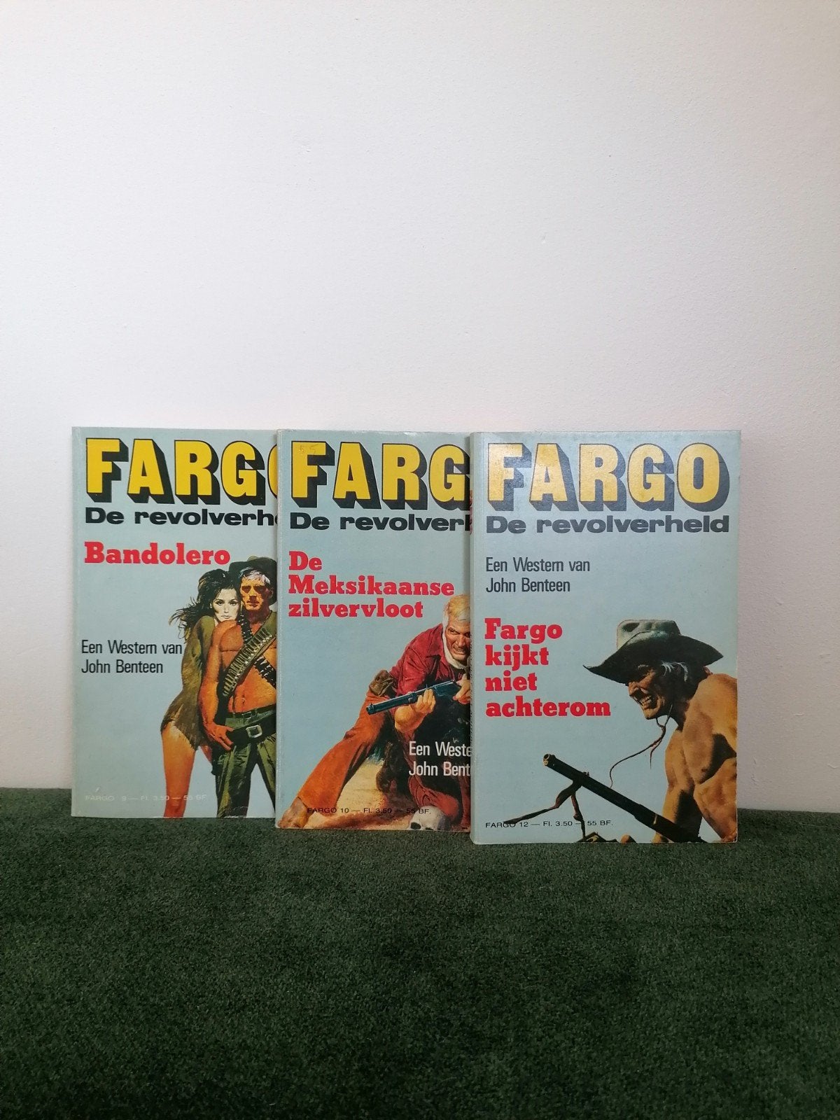 Fargo de revolverheld - 3 titels, Ophalen of Verzenden, Gelezen, John Benteen