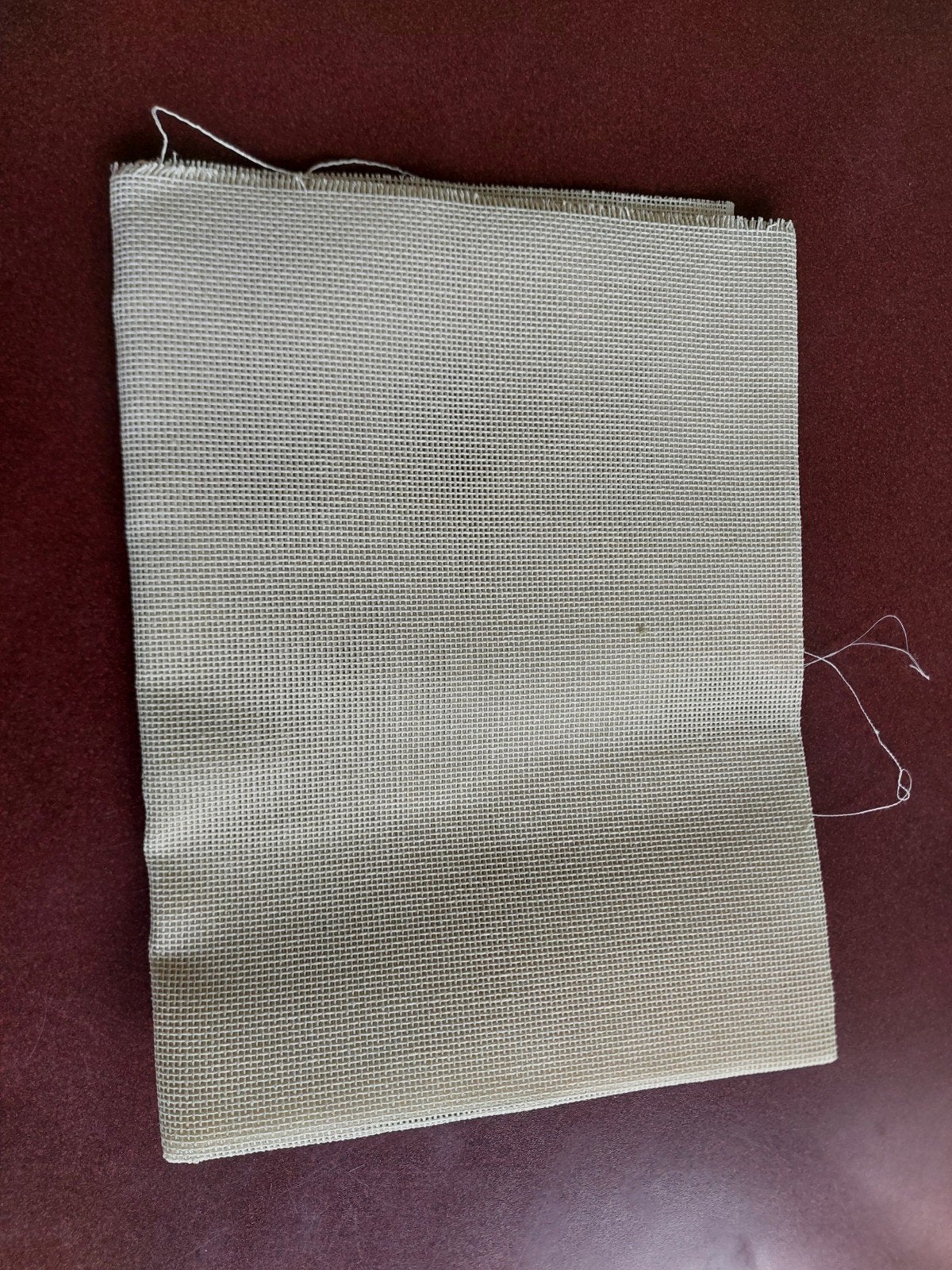 stramien voor Smyrna of borduren met wol, Overige typen, Textiel, Ophalen of Verzenden, Beige