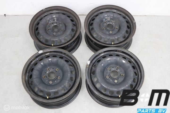 Org 15 inch stalen velgen Golf 7 5x112 5Q0601027L, Auto-onderdelen, Banden en Velgen, Gebruikt, Velg(en)