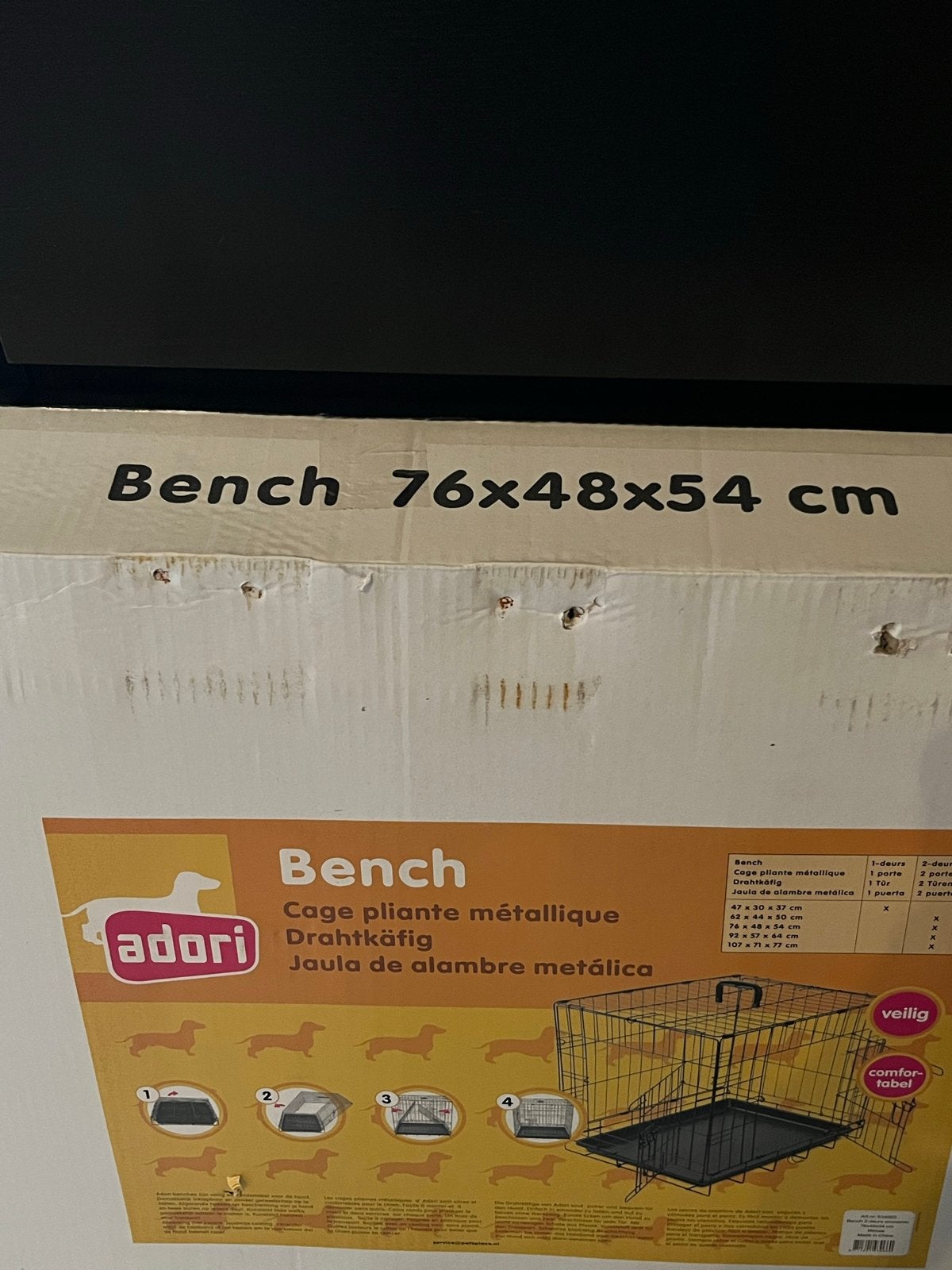 Honden bench adori, Dieren en Toebehoren, Honden-accessoires, Ophalen, Zo goed als nieuw