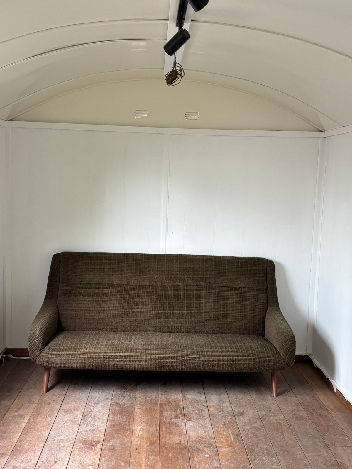 Leuke vintage bank, Huis en Inrichting, Banken | Sofa's en Chaises Longues, Ophalen, Gebruikt, 150 tot 200 cm, Vintage