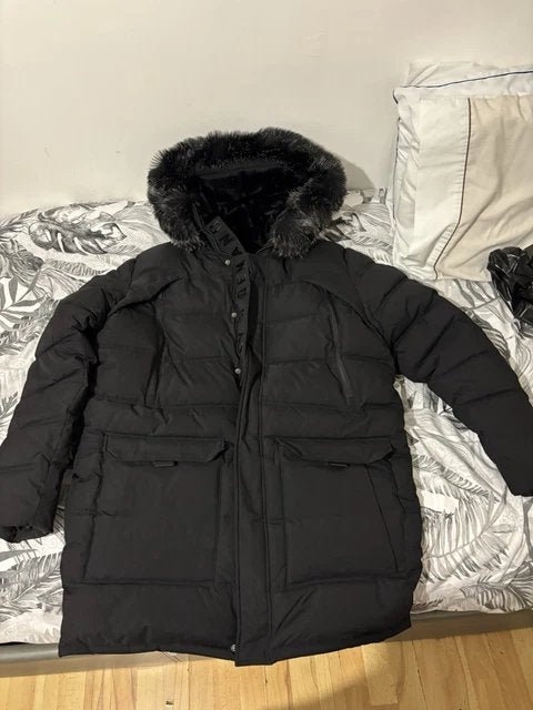 Supply & Demand Command Longline Parka Jacket, Ophalen of Verzenden, Zo goed als nieuw, Overige maten, Zwart