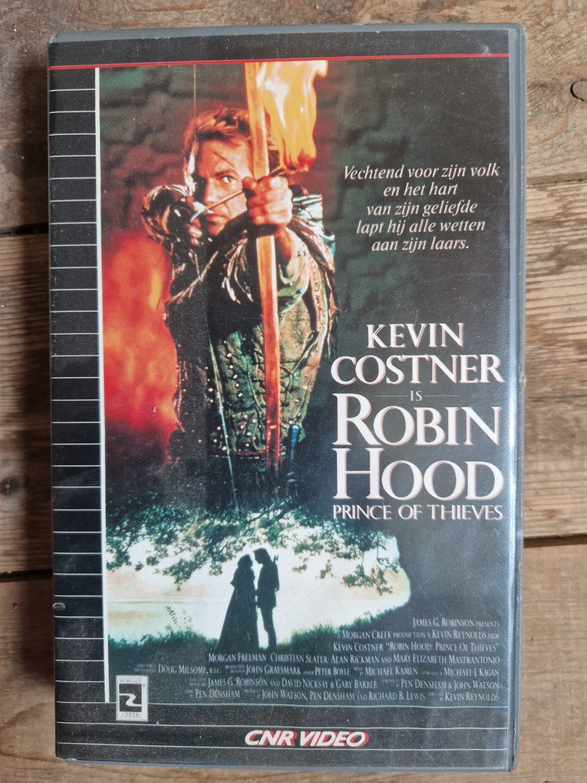 ex rental vhs robin hood prince of thieves alan rickman tape, Alle leeftijden, Ophalen of Verzenden