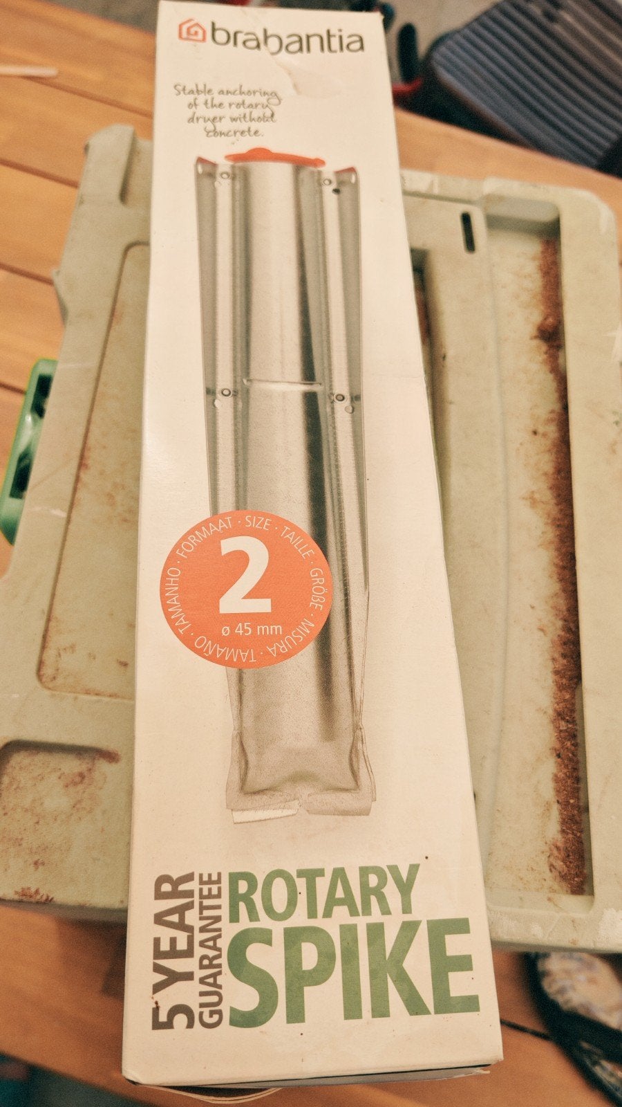 Brabantia Rotary Spike - Grondanker voor droogmolen, Ophalen of Verzenden, Nieuw
