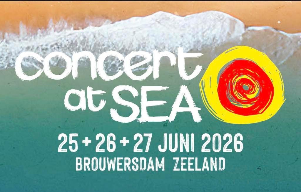 Concert at sea vrijdag 26 juni 6x, met parkeerkaart, Tickets en Kaartjes, Drie personen of meer