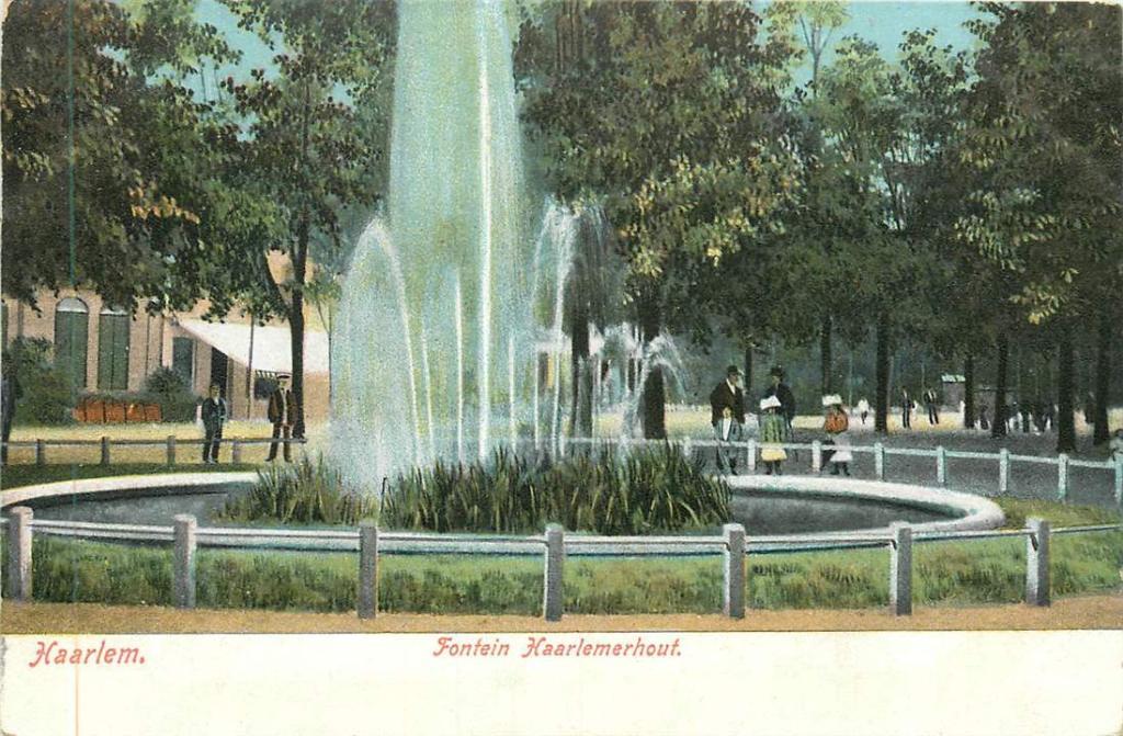 381-269-011 Haarlem Fontein Haarlemerhout, Verzamelen, Verzenden, Voor 1920, Noord-Holland