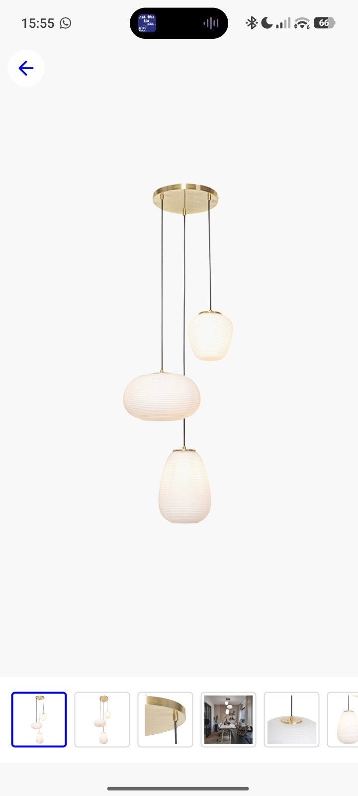 Qazqa Halo 3 Plafondlamp - Nieuw in doos, Ophalen, Nieuw, Glas