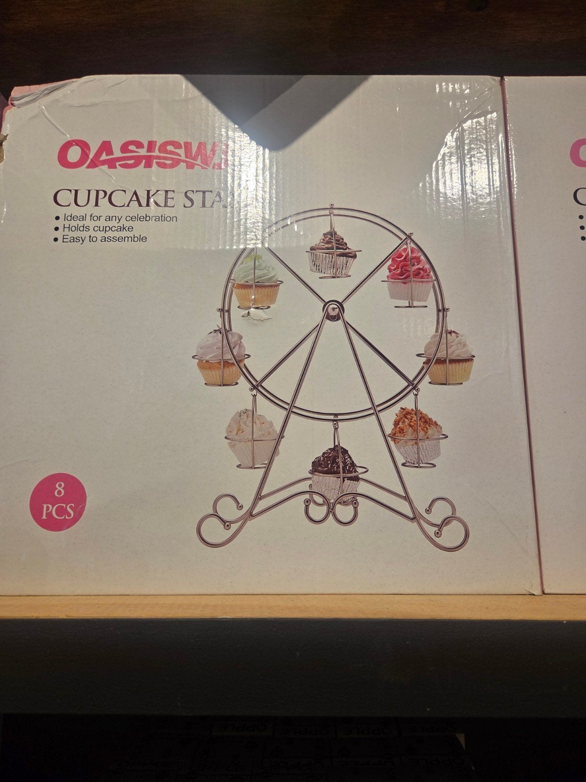 Carosel cupcake, Ophalen