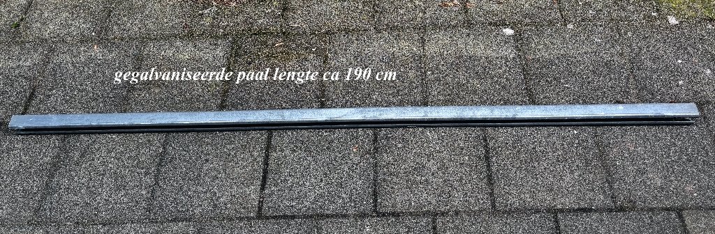 Gegalvaniseerde paal ca 190 cm, Tuin en Terras, Ophalen, IJzer