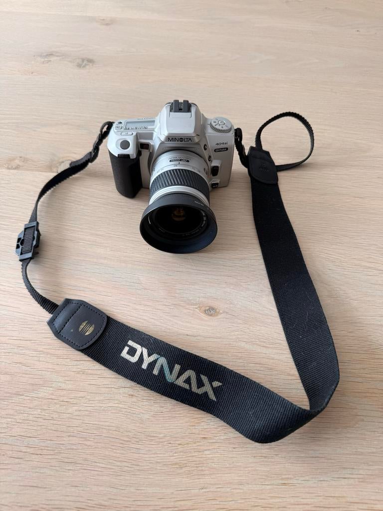 Minolta Dynax 404si Spiegelreflexcamera met lens, Audio, Tv en Foto, Fotocamera's Analoog, Ophalen of Verzenden, Zo goed als nieuw