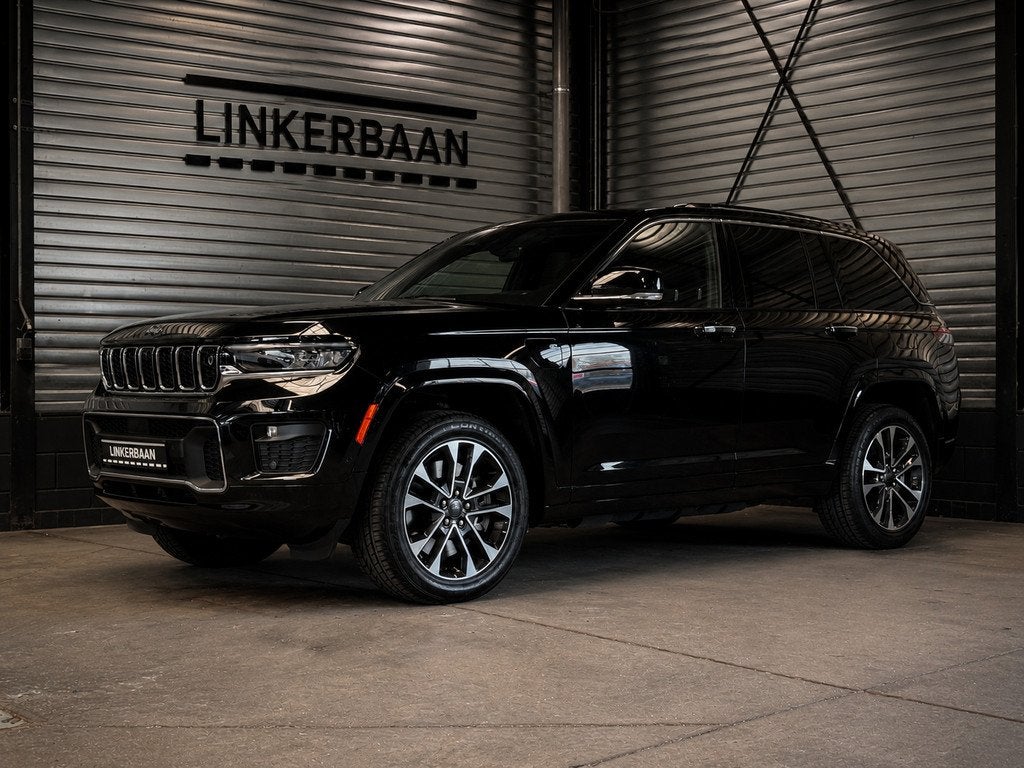 Jeep Grand Cherokee 2.0 Hybride | SOH 96% | Overland | Full, Auto's, Jeep, Automaat, 145 pk, 4 cilinders, 38 km/l