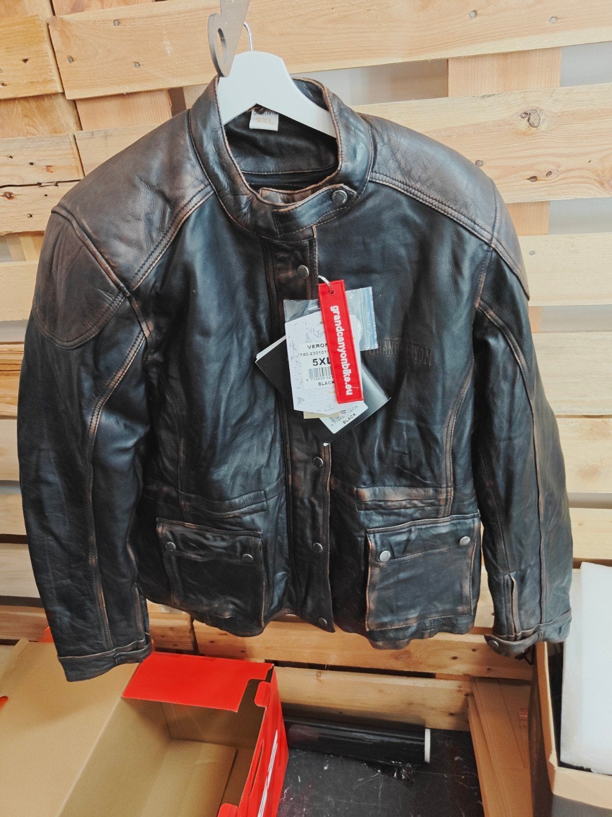Grand Canyon Motorjas 5XL, Motoren, Nieuw met kaartje, Jas | leer, Ophalen of Verzenden, Dames