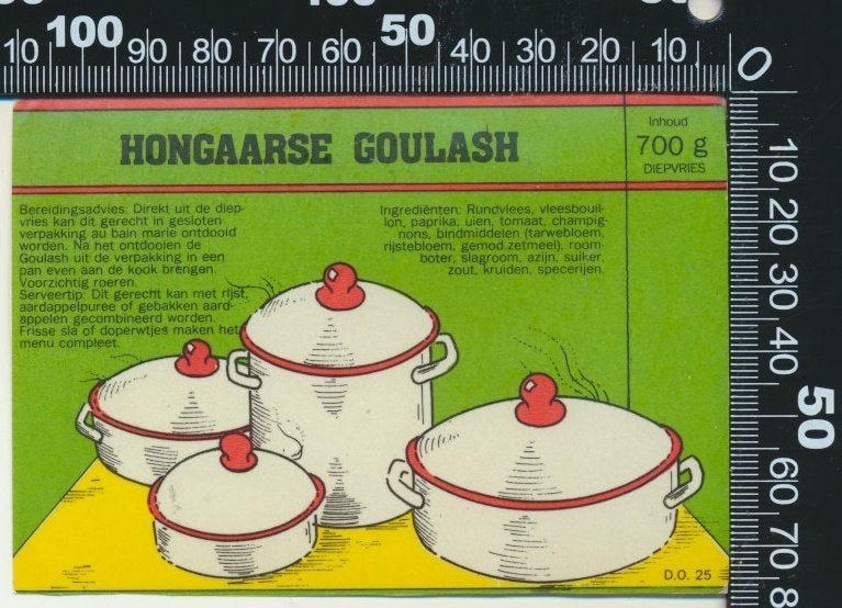 Sticker: Hongaarse Goulash, Ophalen of Verzenden, Zo goed als nieuw, Bedrijf of Vereniging