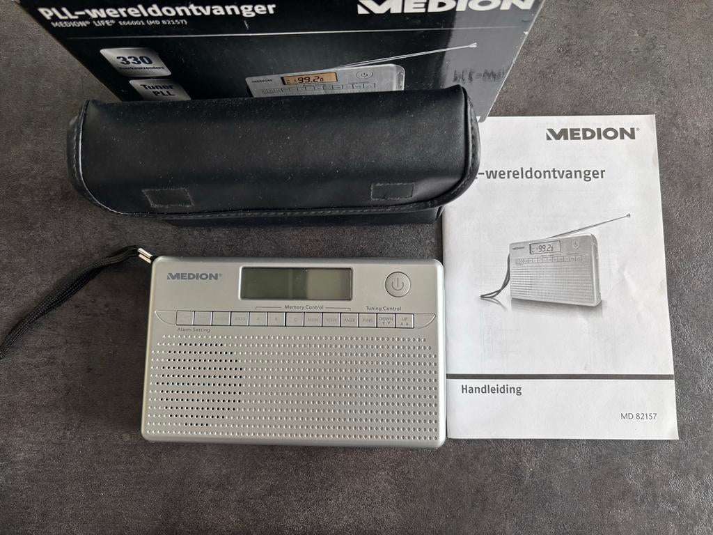 Medion PLL-wereldontvanger MD 82157 - Nieuw in doos, Ophalen of Verzenden, Zo goed als nieuw, Wereldontvanger