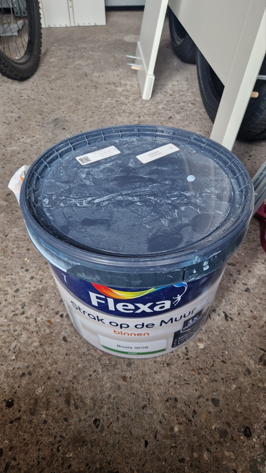 Flexa Strak op de Muur Binnen - Misty Blue (10L), Ophalen