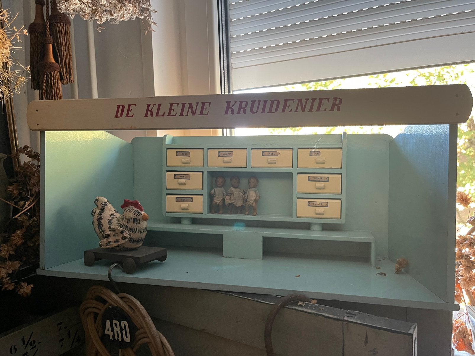 Oud winkeltje , kruidenier, Antiek en Kunst, Ophalen of Verzenden