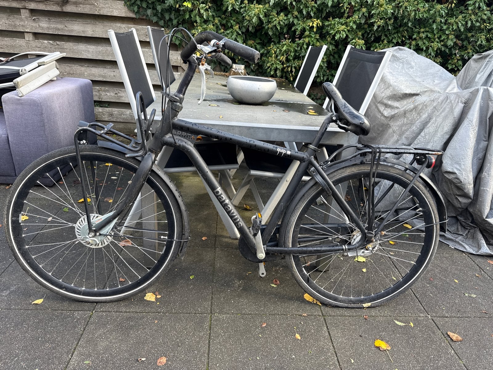 Batavus Quip Zwart Opknapper - Frame is goed, Ophalen of Verzenden, Gebruikt