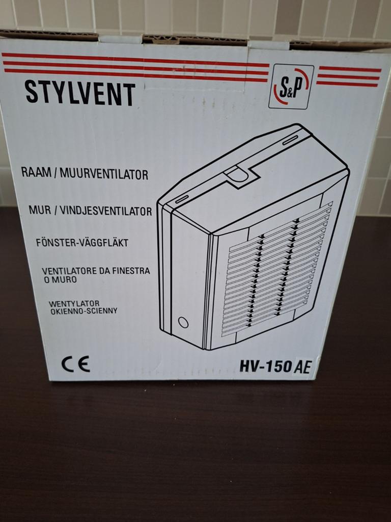 Raam/ muur ventilator  nieuw, Ophalen of Verzenden, Nieuw