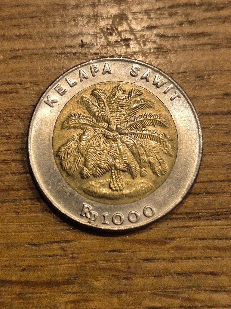 Indonesië - 1000 Rupiah 1995 (Bi-Metaal), Ophalen of Verzenden, Zuidoost-Azië