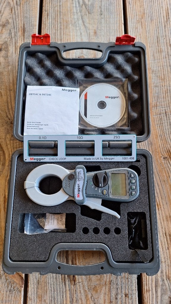 Megger DET14C Aardingsmeter weerstands meter., ., Ophalen of Verzenden, Zo goed als nieuw, .