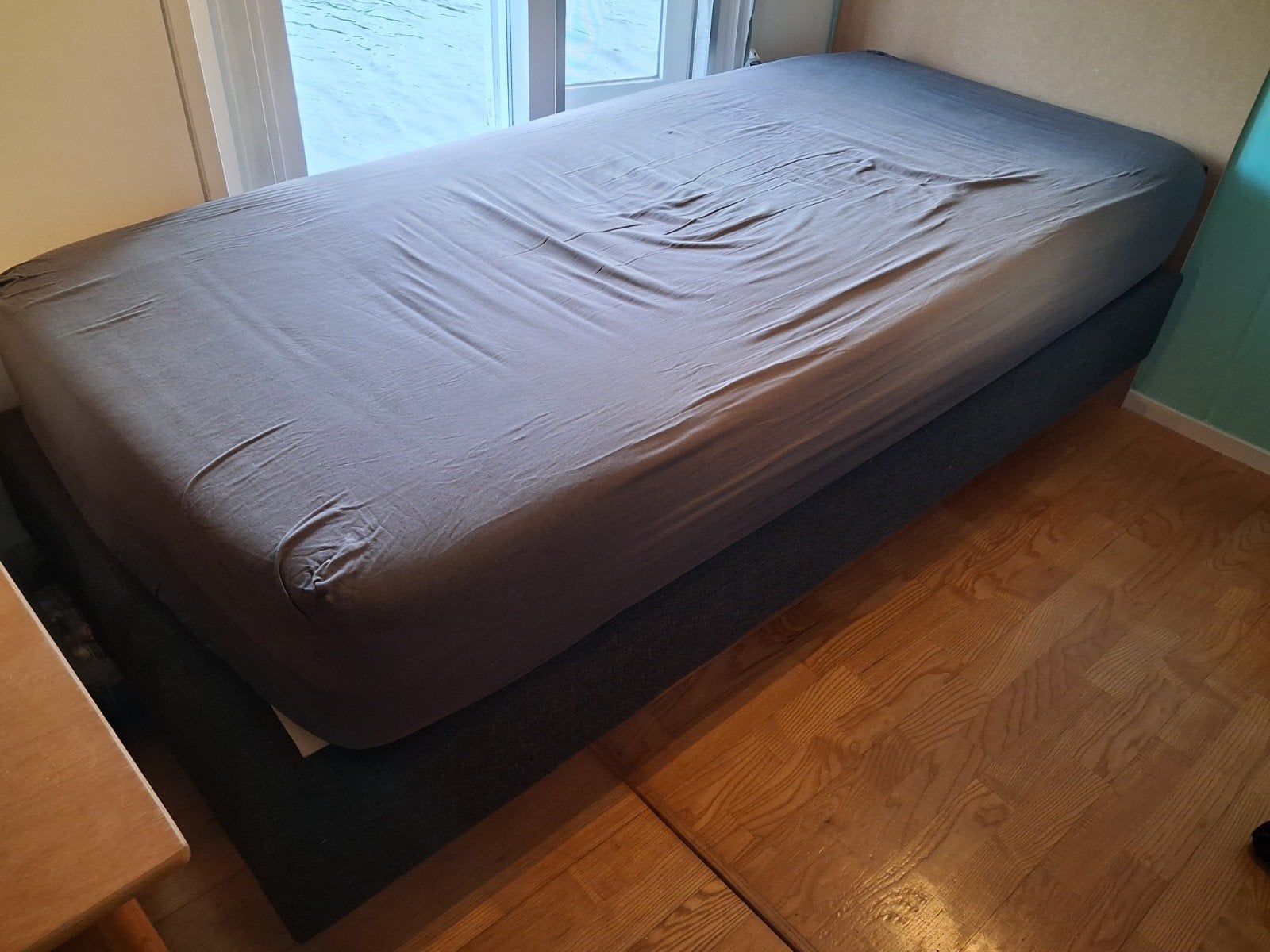 Eenpersoonsmatras, Ophalen, 90 cm, Eenpersoons, Wit