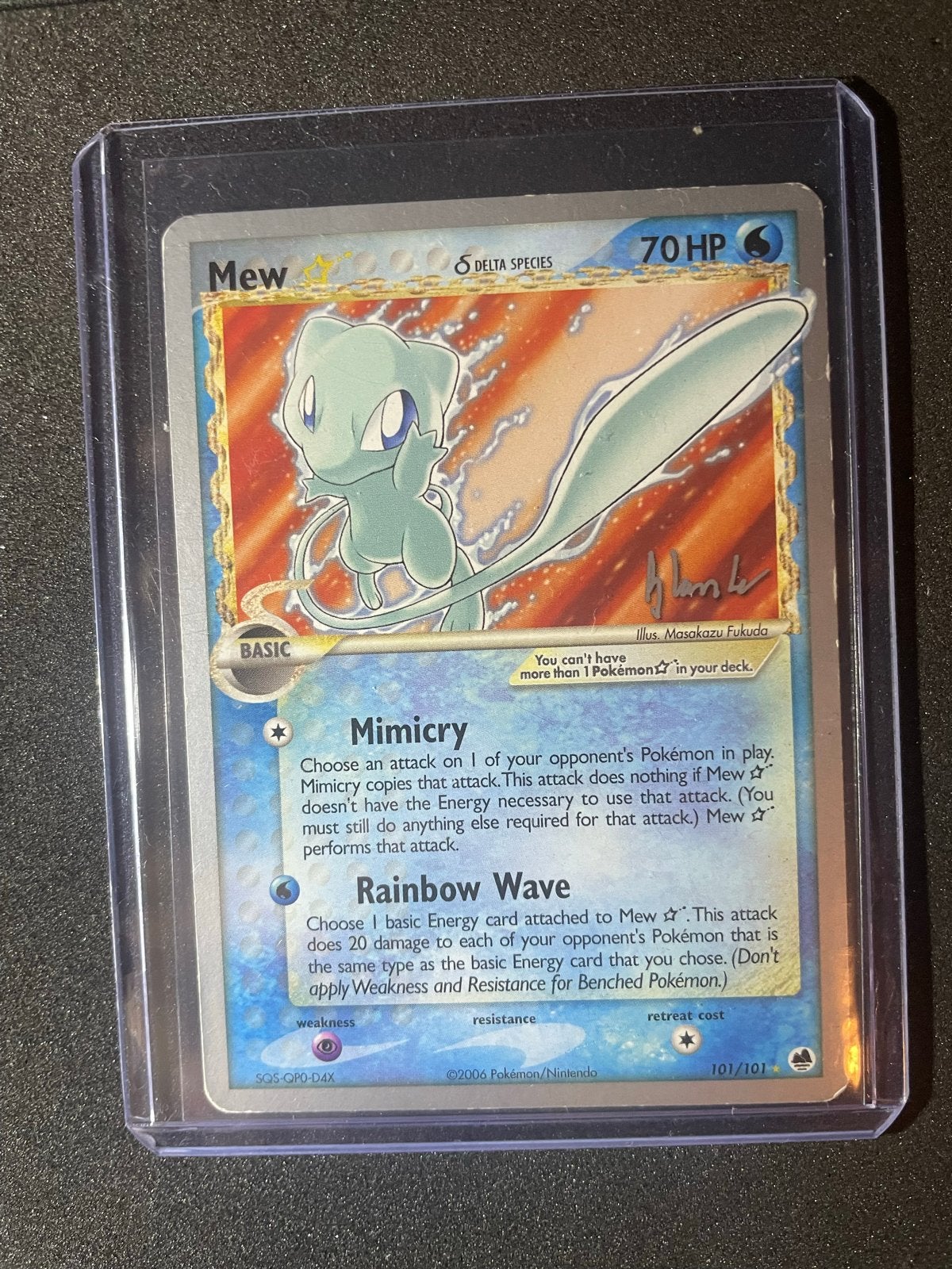 Mew Gold Star Pokémon World Championships 2008, Hobby en Vrije tijd, Verzamelkaartspellen | Pokémon, Ophalen of Verzenden, Zo goed als nieuw
