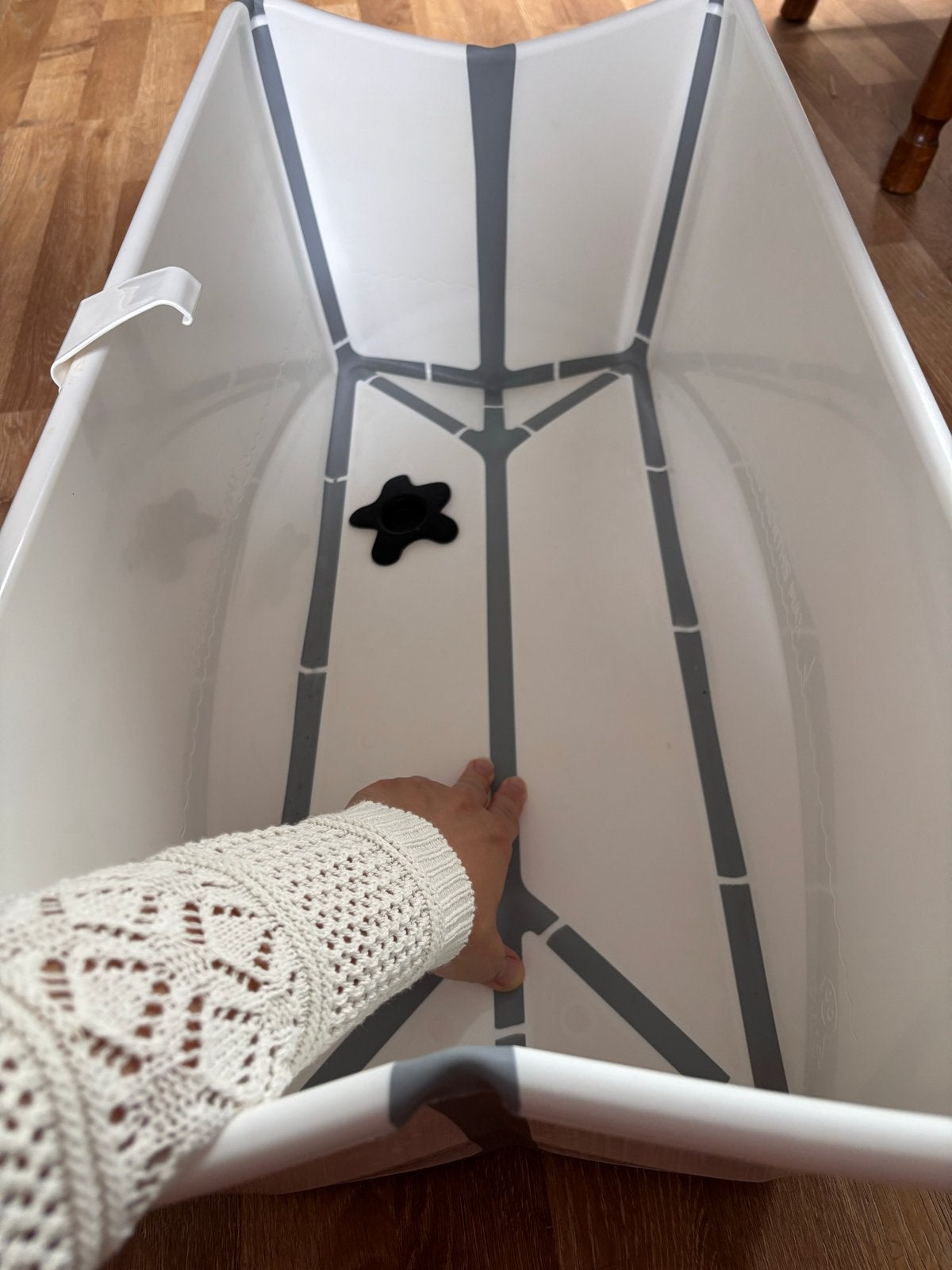 Stokke Flexi Bath opvouwbaar babybadje met Newborn Support, Kinderen en Baby's, Zo goed als nieuw, Badje, Standaard, Ophalen