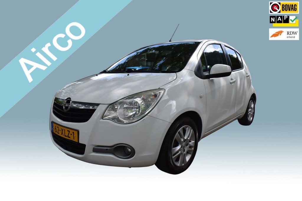 Opel Agila 1.0 Edition: Airco, NAP, Nieuwe APK, Auto's, Opel, Euro 5, Gebruikt, 31 €/maand, Origineel Nederlands