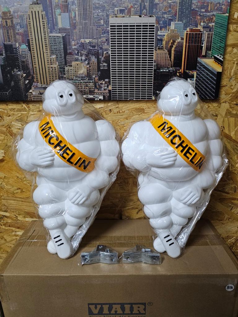 Michelin pop / poppen set 46 cm zonder led, incl. steuntjes, Ophalen of Verzenden, Reclamebord