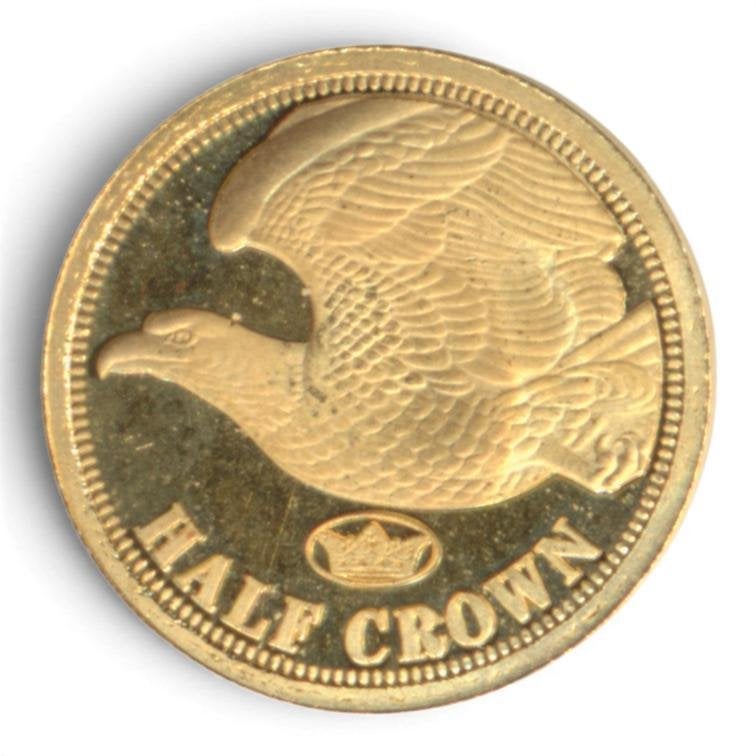 Verenigd Koninkrijk gouden halve crown Eagle 2011