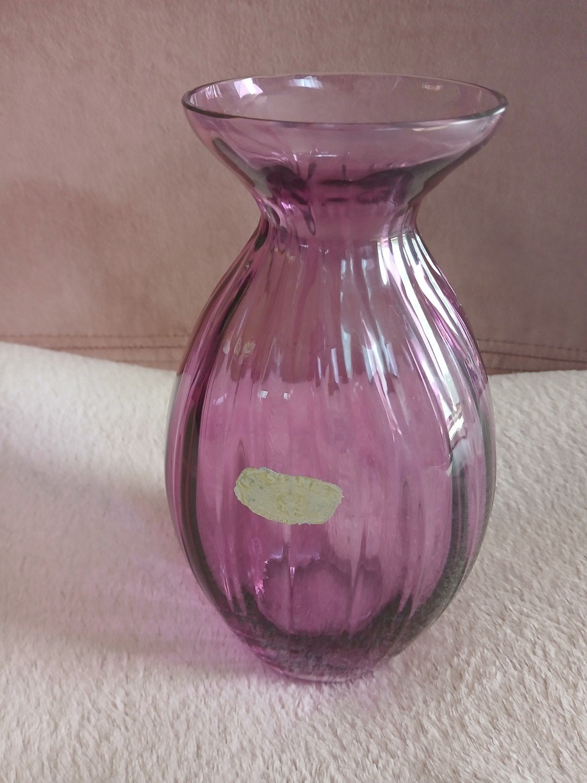 Val-Saint Lambert vaas, Ophalen, Overige kleuren, Minder dan 50 cm, Glas