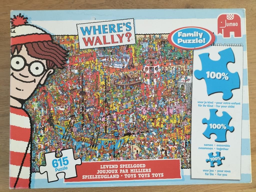 Puzzel Waar is Wally?, Ophalen of Verzenden, 500 t/m 1500 stukjes, Zo goed als nieuw, Legpuzzel