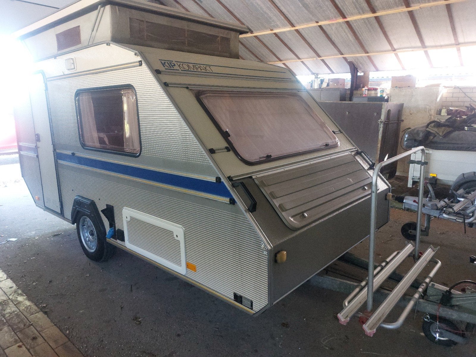 tk kip compact type 400.bj 1985, Caravans en Kamperen, Kip, Tot en met 2, Bedrijf, 500 - 750 kg