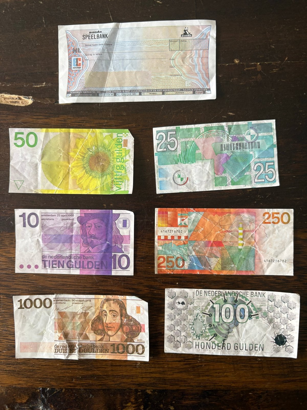 Speelgoed geld - Diverse Nederlandse bankbiljetten, Ophalen of Verzenden, Gebruikt