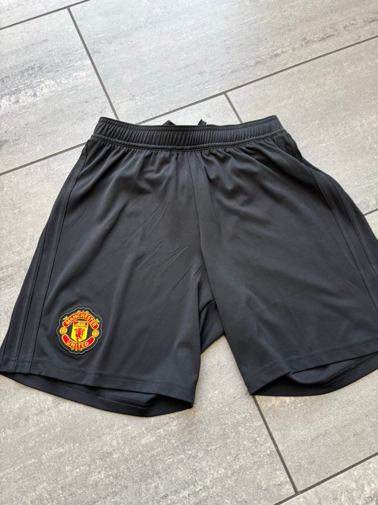 Adidas sportbroek Manchester United maat S, Zwart, Ophalen of Verzenden, Zo goed als nieuw, Voetbal