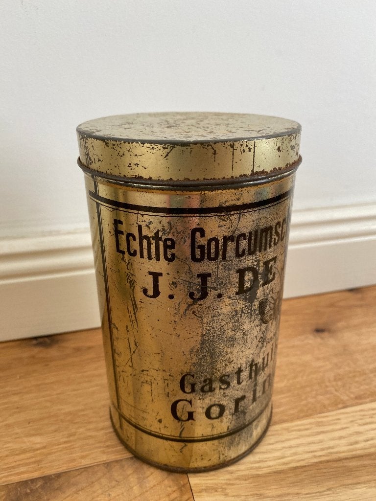 J.J. De Kroes Echte Gorcumsche Zoute Bollen blik Gorinchem, Ophalen of Verzenden, Gebruikt, Overige