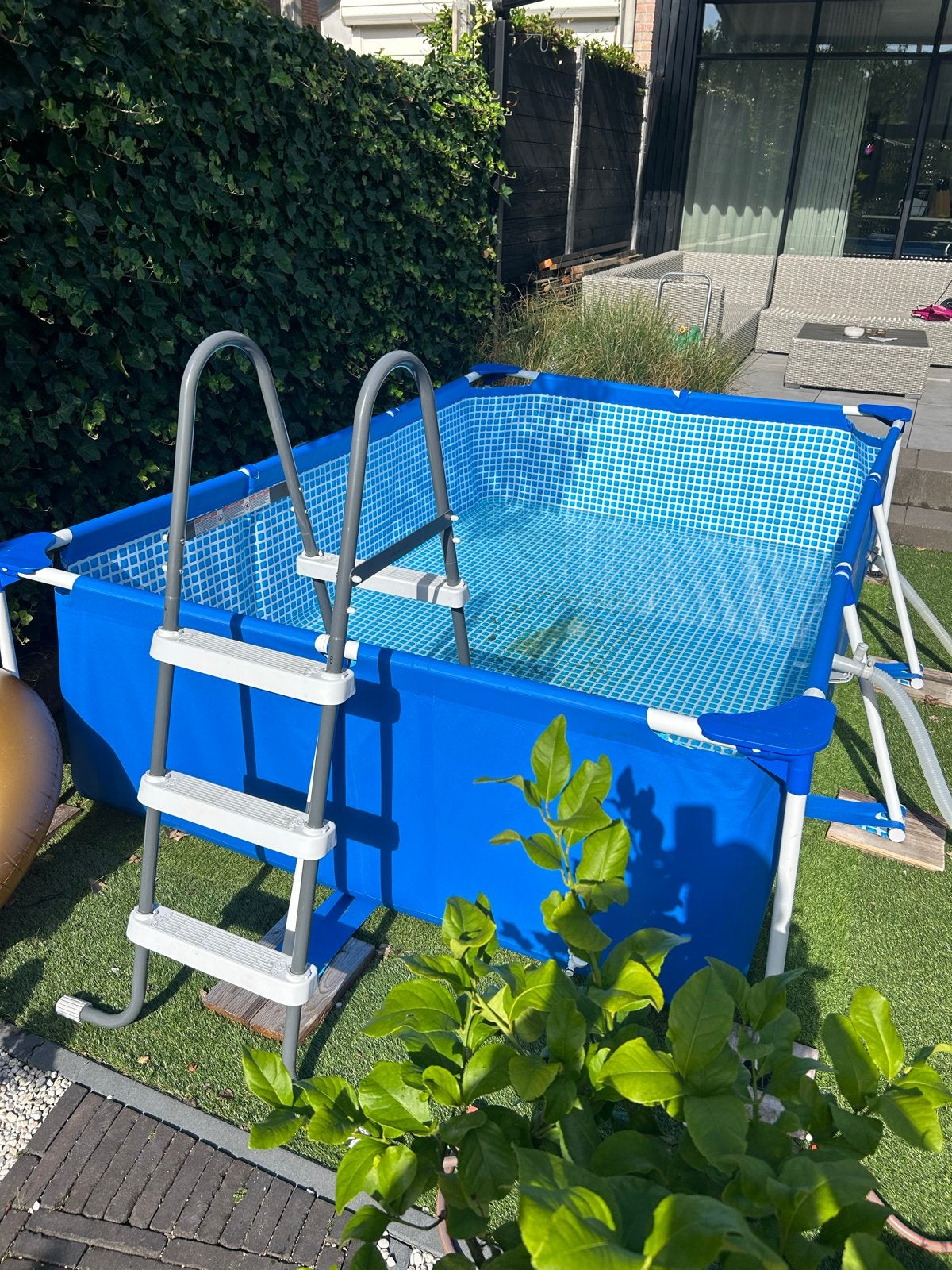 Zwembad compleet met toebehoren, Tuin en Terras, Ophalen, Gebruikt, 200 tot 300 cm, 80 tot 120 cm