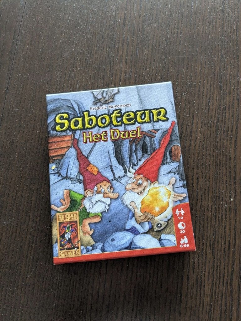 Saboteur - het duel - kaartspel, Een of twee spelers, Ophalen of Verzenden, Nieuw, 999 Games