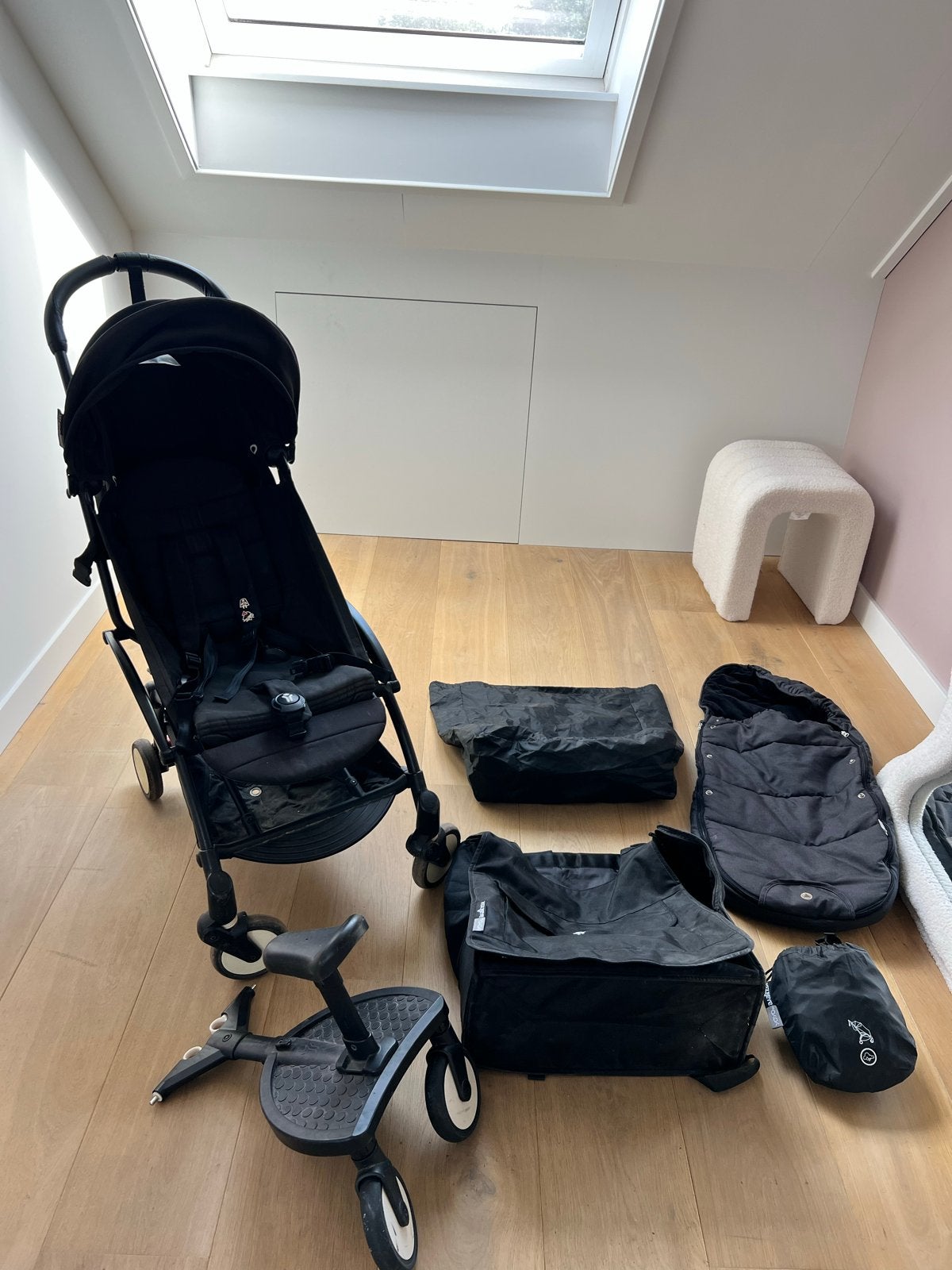 Babyzen YOYO kinderwagen met accessoires, Kinderen en Baby's, Ophalen, Gebruikt, Overige merken, Regenhoes