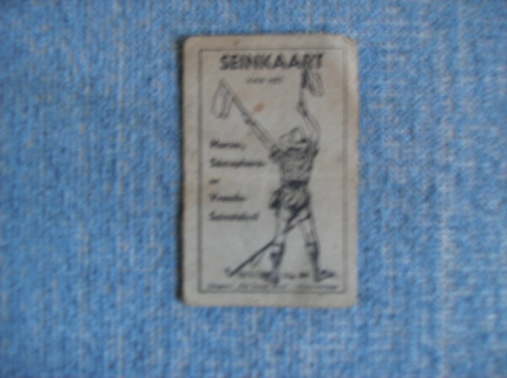 VINTAGE SCOUTING SEINKAART, SCOUTING 'S GRAVENHAGE, Verzamelen, Scouting, Ophalen of Verzenden, Embleem, Speld of Insigne